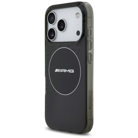 Etui AMG Double Layer Transparent Smocked Mag Safe do i Phone 17 Pro czarny