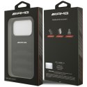 Etui AMG Leather Debossed Lines Logo do i Phone 17 Pro czarny