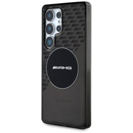 Etui AMG Transparent Rhombs Mag Safe do Samsung Galaxy S25 Ultra czarny