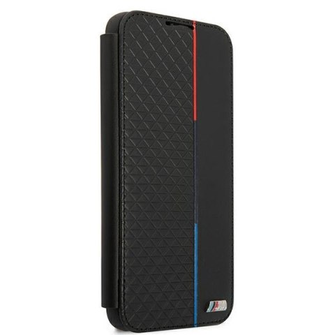Etui BMW BMBKS22MTRTBK S22+ S906czarny/black bookcase M Collection Triangles
