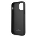 Etui BMW BMHCP12MRSPPK i Phone 12/12 Pro 6,1" czarny/black hardcase Leather Curve Perforate