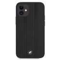 Etui BMW BMHCP12STTBK i Phone12 mini 5,4" czarny/black hardcase Signature Tire Marks