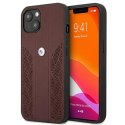 Etui BMW BMHCP13SRSPPR i Phone 13 mini 5,4" czerwony/red hardcase Leather Curve Perforate