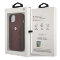 Etui BMW BMHCP13SRSPPR i Phone 13 mini 5,4" czerwony/red hardcase Leather Curve Perforate