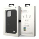 Etui BMW BMHCP14LSLLBK i Phone 14 Pro6,1" czarny/black Leather Stamp