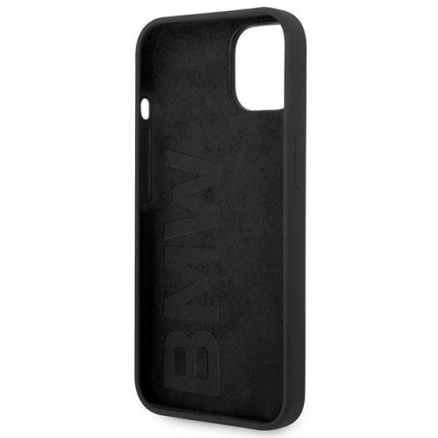 Etui BMW BMHCP14MSILBK i Phone 14 Plus / 15 Plus 6,7" czarny/black Silicone Metal Logo
