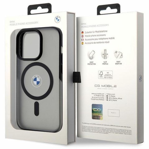 Etui BMW BMHMP14XDSLK i Phone 14 Pro Max 6.7" czarny/black hardcase Signature Mag Safe