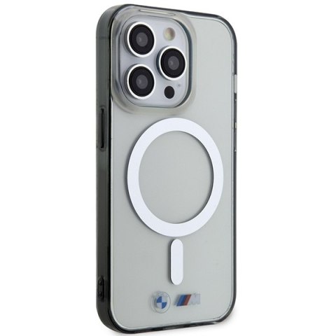 Etui BMW BMHMP14XHCRS i Phone 14 Pro Max 6.7" transparent hardcase Silver Ring Mag Safe