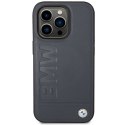 Etui BMW BMHMP14XSLLNA i Phone 14 Pro Max 6,7" granatowy/navy hardcase Leather Hot Stamp Mag Safe