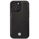 Etui BMW BMHMP14L22RFGK i Phone 14 Pro 6,1" czarny/black Leather Diamond Pattern Mag Safe