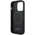 Etui BMW BMHMP14L22RFGK i Phone 14 Pro 6,1" czarny/black Leather Diamond Pattern Mag Safe
