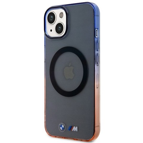 Etui BMW BMHMP14MHTGE i Phone 14 Plus/ 15 Plus 6.7" szary/grey hardcase Gradient Bumper Mag Safe