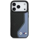 Etui BMW M Carbon Logo Mag Safe do i Phone 17 Pro niebieski