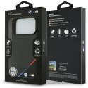 Etui BMW M Carbon Tricolor Line Mag Safe do i Phone 17 Pro Max czarny