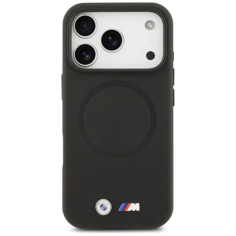 Etui BMW M FW Metal Logo Mag Safe do i Phone 17 Pro Max czarny