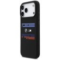 Etui BMW M Silicon Horizontal Line Mag Safe do i Phone 17 Pro Max czarny