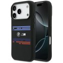 Etui BMW M Silicon Horizontal Line Mag Safe do i Phone 17 Pro czarny