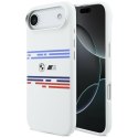 Etui BMW M Silicon Horizontal Line Mag Safe do i Phone Air biały