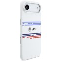 Etui BMW M Silicon Horizontal Line Mag Safe do i Phone Air biały