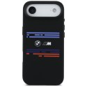 Etui BMW M Silicon Horizontal Line Mag Safe do i Phone Air czarny