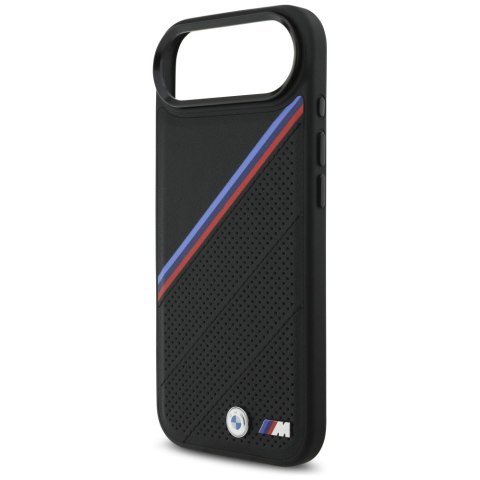 Etui BMW M Tricolor Metal Logo Mag Safe do i Phone Air czarny
