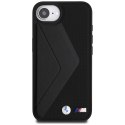 Etui BMW Oversized Stripes Mag Safe do i Phone 16e czarny