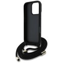 Etui Guess 4G Big Logo Cord Stap Crossbody do i Phone 16 Pro Max czarny