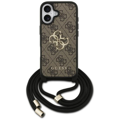 Etui Guess 4G Big Logo Cord Stap Crossbody do i Phone 17 brązowy