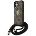 Etui Guess 4G Big Logo Cord Stap Crossbody do i Phone 17 brązowy