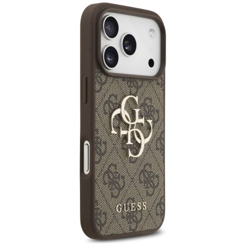 Etui Guess 4G Big Logo do i Phone 17 Pro brązowy