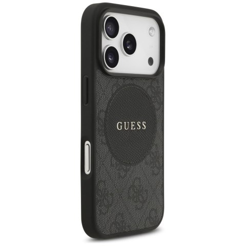 Etui Guess 4G Circle Classic Logo Mag Safe do i Phone 17 Pro czarny
