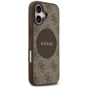 Etui Guess 4G Circle Classic Logo Mag Safe do i Phone 17 brązowy