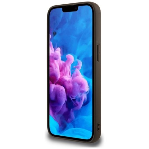 Etui Guess 4G Flowers Print Mag Safe do i Phone 16e brązowy