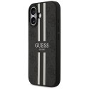 Etui Guess 4G Printed Stripes Mag Safe do i Phone 17 czarny