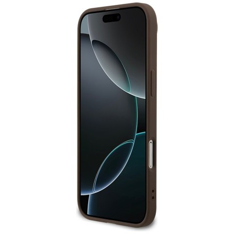 Etui Guess 4G Ring Classic Logo Mag Safe do i Phone Air brązowy