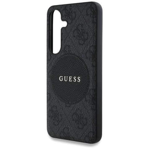 Etui Guess 4G Round Patch Classic Logo Mag Safe do Samsung Galaxy S25+ czarny