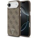 Etui Guess 4G Triangle Logo Mag Safe do i Phone Air brązowy srebrny