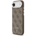 Etui Guess 4G Triangle Logo Mag Safe do i Phone Air brązowy srebrny
