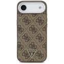Etui Guess 4G Triangle Logo Mag Safe do i Phone Air brązowy srebrny