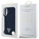 Etui Guess Denim Triangle Logo Mag Safe do i Phone 16 niebieski