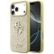 Etui Guess Fixed Glitter Big 4G do i Phone 17 Pro Max złoty