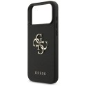 Etui Guess Grained Big 4G & Classic Logo do i Phone 17 Pro Max czarny