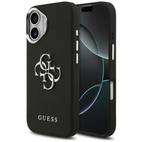 Etui Guess Grained Big 4G Classic Logo do i Phone 17 czarny