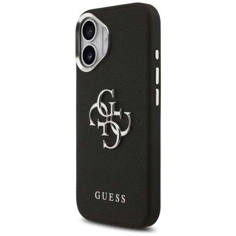Etui Guess Grained Big 4G Classic Logo do i Phone 17 czarny