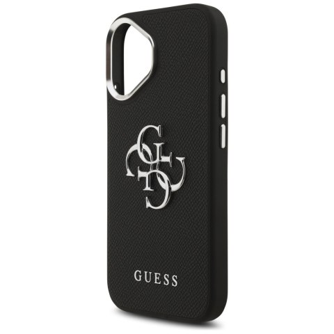 Etui Guess Grained Big 4G Classic Logo do i Phone 17 czarny