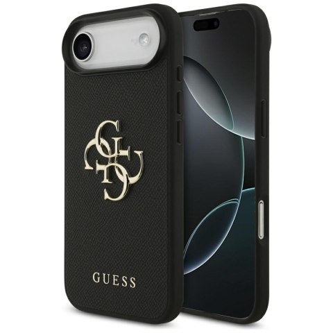 Etui Guess Grained Big 4G & Classic Logo do i Phone Air czarny