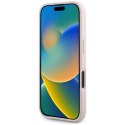Etui Guess Grained Big 4G Logo Small Classic Logo do i Phone 16 różowy