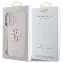 Etui Guess Grained Big 4G Logo Small Classic Logo do i Phone 16 różowy