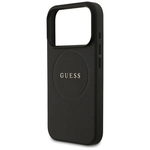 Etui Guess Grained Ring Mag Safe do i Phone 17 Pro czarny