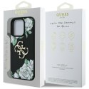 Etui Guess Grained Roses Big 4G logo do i Phone 16 Pro Max czarny